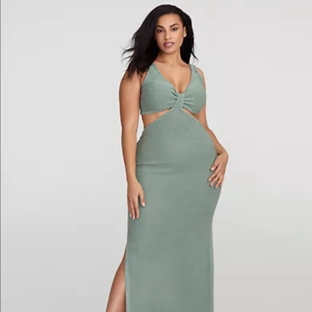 Laha cut out sweater maxi dress
